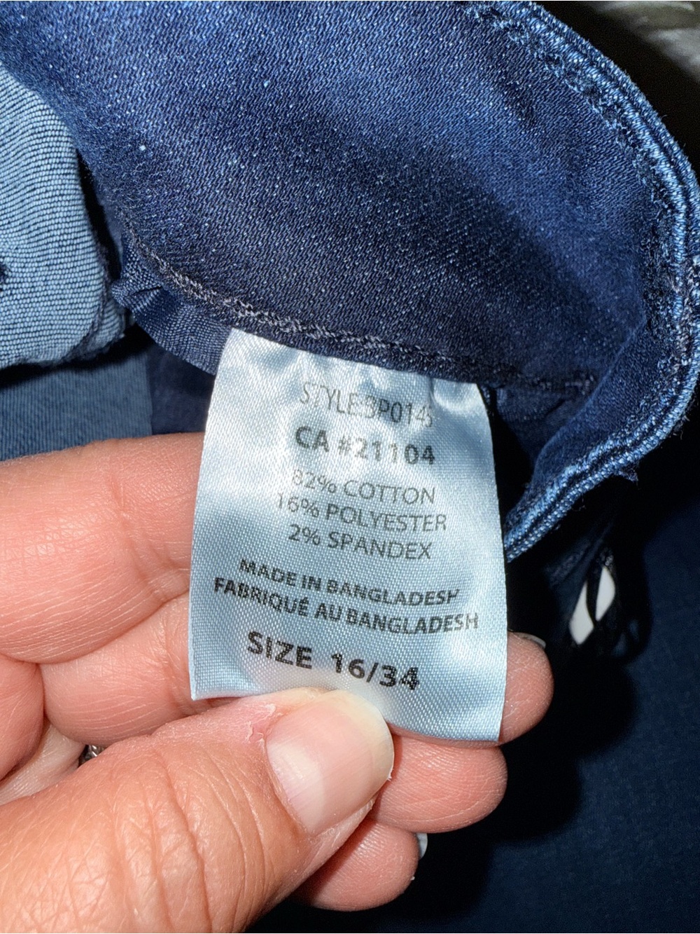 Carreli Jeans Dark wash with embroidery US34 - Picture 8 of 9